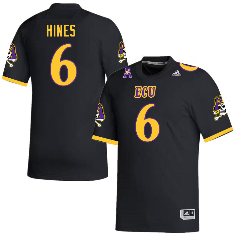#6 DeMarius Hines East Carolina Pirates College Football Jersey Stitched-Black #6 DeMarius Hines East Carolina Pirates College Football Jersey Stitched-Black